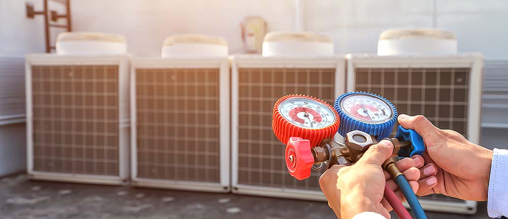 Outdoor commercial AC units